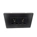 Bull 2G Universal Outlet Set 10A Dark Grey