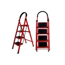 Red Aluminum Steel Ladder
