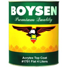 BOYSEN Acrytex Top Coat #1701 Flat 4 Liters