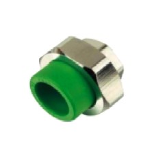 PPR Green Union With Brass 3/4"
