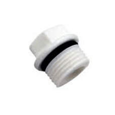 PPR White Plug 1"